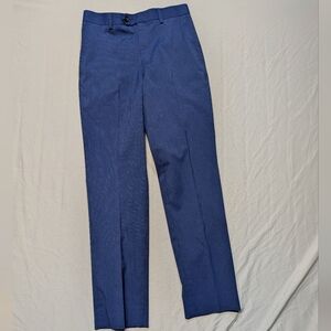 Lauren By Ralph Lauren Boys Striped Flat Front Dress Pants Size 14